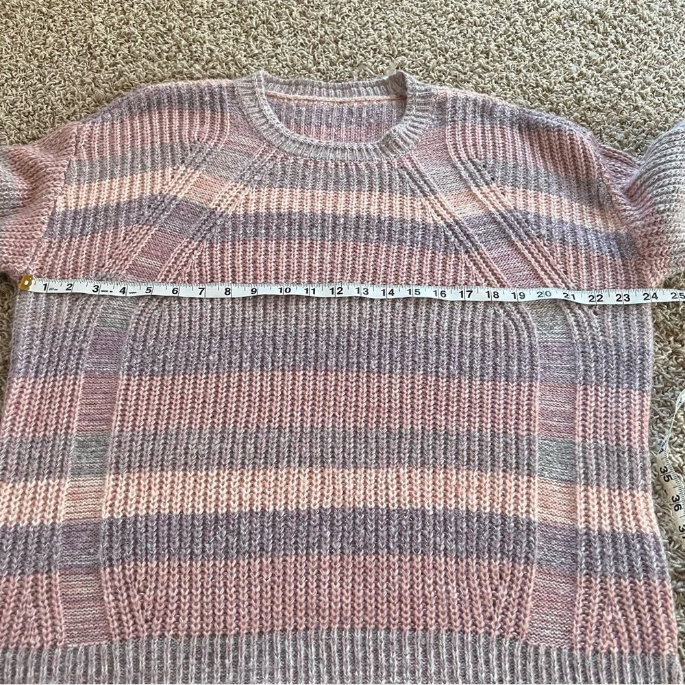 Christopher & Banks Pastel Blended Stripped Sweater Size 0X/XL - Picture 7 of 9